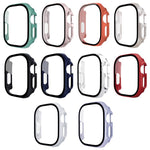 Protection d'écran en verre trempé xDfind avec boîtier en polycarbonate intégré, compatible avec Apple Watch Series 3/2/1 42 ​​mm