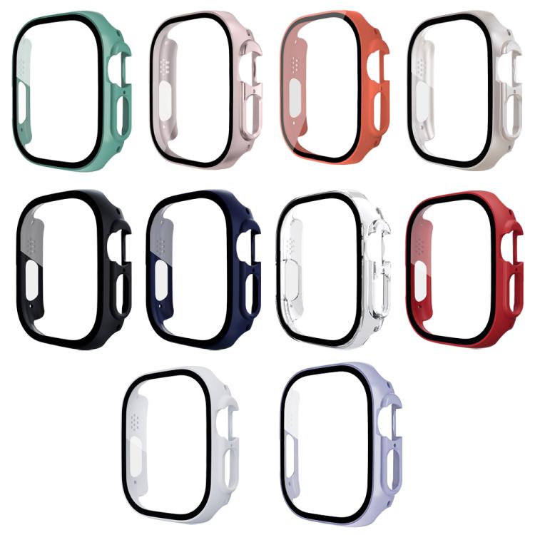 Protection d'écran en verre trempé xDfind avec boîtier en polycarbonate intégré, compatible avec Apple Watch Series 3/2/1 42 ​​mm