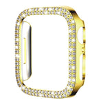 xDfind Double Row Diamond Hollow PC Watch Cover, For Apple Watch Series 6 / 5 / 4 / SE 44mm, For Apple Watch Series 6 / 5 / 4 / SE 40mm, For Apple Watch Series 11 46mm / 10 46mm, For Apple Watch Series 11 42mm / 10 42mm                                 ...