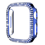 xDfind Double Row Diamond Hollow PC Watch Cover, For Apple Watch Series 6 / 5 / 4 / SE 44mm, For Apple Watch Series 6 / 5 / 4 / SE 40mm, For Apple Watch Series 11 46mm / 10 46mm, For Apple Watch Series 11 42mm / 10 42mm                                 ...