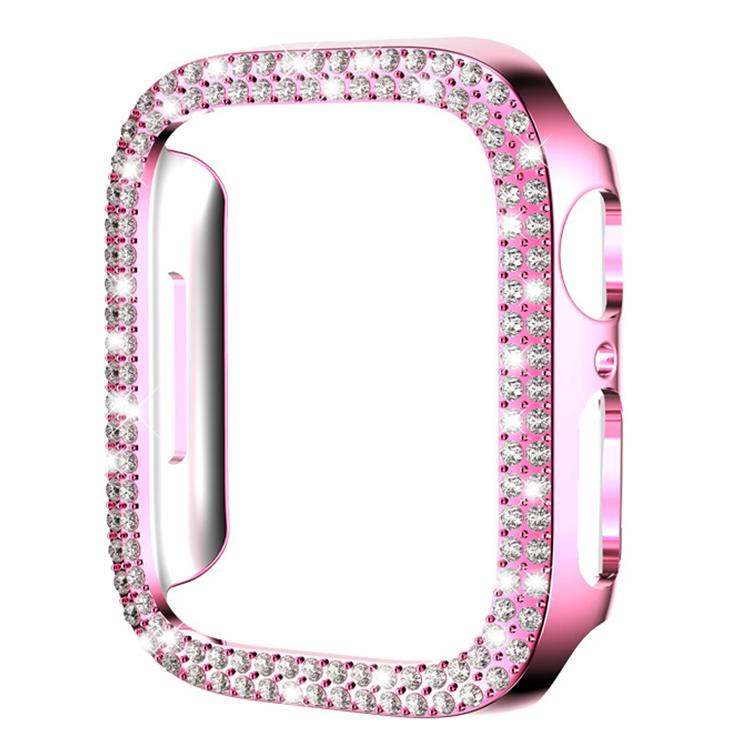 xDfind Double Row Diamond Hollow PC Watch Cover, For Apple Watch Series 6 / 5 / 4 / SE 44mm, For Apple Watch Series 6 / 5 / 4 / SE 40mm, For Apple Watch Series 11 46mm / 10 46mm, For Apple Watch Series 11 42mm / 10 42mm                                 ...