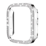 xDfind Double Row Diamond Hollow PC Watch Cover, For Apple Watch Series 6 / 5 / 4 / SE 44mm, For Apple Watch Series 6 / 5 / 4 / SE 40mm, For Apple Watch Series 11 46mm / 10 46mm, For Apple Watch Series 11 42mm / 10 42mm                                 ...