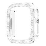 xDfind Double Row Diamond Hollow PC Watch Cover, For Apple Watch Series 6 / 5 / 4 / SE 44mm, For Apple Watch Series 6 / 5 / 4 / SE 40mm, For Apple Watch Series 11 46mm / 10 46mm, For Apple Watch Series 11 42mm / 10 42mm                                 ...