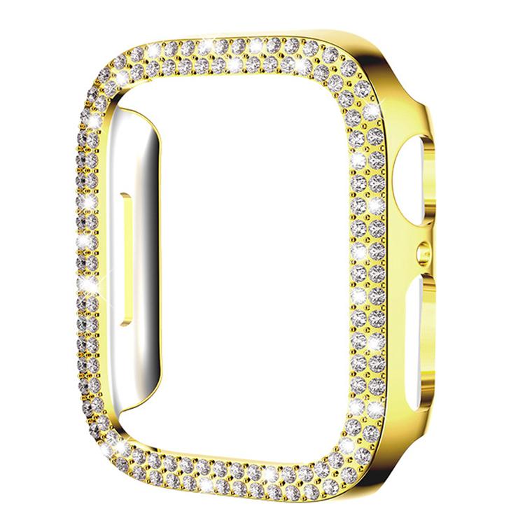xDfind Double Row Diamond Hollow PC Watch Cover, For Apple Watch Series 6 / 5 / 4 / SE 44mm, For Apple Watch Series 6 / 5 / 4 / SE 40mm, For Apple Watch Series 11 46mm / 10 46mm, For Apple Watch Series 11 42mm / 10 42mm                                 ...