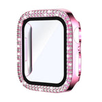 xDfind Double Row Diamond Tempered Glass Film Integrated PC Watch Cover, For Apple Watch Series 6 / 5 / 4 / SE 44mm, For Apple Watch Series 6 / 5 / 4 / SE 40mm, For Apple Watch Series 11 46mm / 10 46mm, For Apple Watch Series 11 42mm / 10 42mm         ...