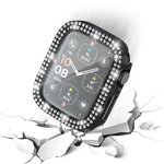 xDfind Double Row Diamond Tempered Glass Film Integrated PC Watch Cover, For Apple Watch Series 6 / 5 / 4 / SE 44mm, For Apple Watch Series 6 / 5 / 4 / SE 40mm, For Apple Watch Series 11 46mm / 10 46mm, For Apple Watch Series 11 42mm / 10 42mm         ...