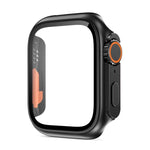 xDfind Change to Ultra 49mm Tempered Glass Film Integrated PC Watch Cover, For Apple Watch Series 6 / 5 / 4 / SE 44mm, For Apple Watch Series 6 / 5 / 4 / SE 40mm, For Apple Watch Series 9 / 8 / 7 45mm, For Apple Watch Series 9 / 8 / 7 41mm