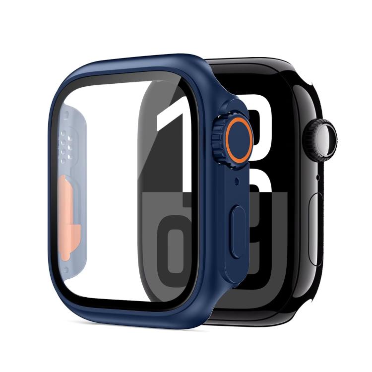 xDfind Change to Ultra 49mm Tempered Glass Film Integrated PC Watch Cover, For Apple Watch Series 6 / 5 / 4 / SE 44mm, For Apple Watch Series 6 / 5 / 4 / SE 40mm, For Apple Watch Series 9 / 8 / 7 45mm, For Apple Watch Series 9 / 8 / 7 41mm