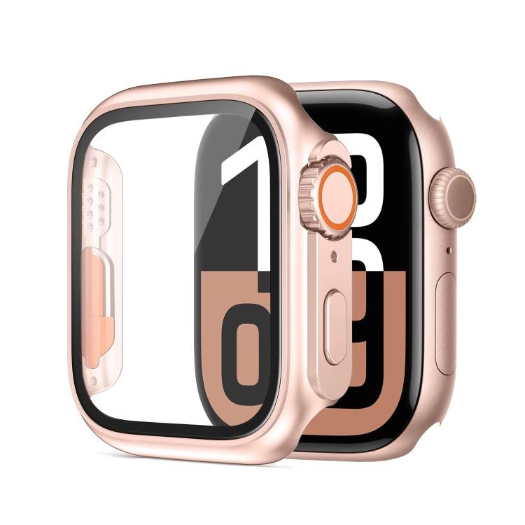 xDfind Change to Ultra 49mm Tempered Glass Film Integrated PC Watch Cover, For Apple Watch Series 6 / 5 / 4 / SE 44mm, For Apple Watch Series 6 / 5 / 4 / SE 40mm, For Apple Watch Series 9 / 8 / 7 45mm, For Apple Watch Series 9 / 8 / 7 41mm