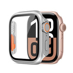 غطاء ساعة xDfind مدمج مع فيلم زجاج مقسّى مقاس Ultra 49مم، لسلسلة Apple Watch 6 / 5 / 4 / SE مقاس 44مم، لسلسلة Apple Watch 6 / 5 / 4 / SE مقاس 40مم، لسلسلة Apple Watch 9 / 8 / 7 مقاس 45مم، لسلسلة Apple Watch 9 / 8 / 7 مقاس 41مم