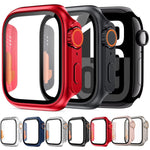 xDfind Change to Ultra 49mm Tempered Glass Film Integrated PC Watch Cover, For Apple Watch Series 6 / 5 / 4 / SE 44mm, For Apple Watch Series 6 / 5 / 4 / SE 40mm, For Apple Watch Series 9 / 8 / 7 45mm, For Apple Watch Series 9 / 8 / 7 41mm