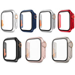 xDfind Change to Ultra 49mm Tempered Glass Film Integrated PC Watch Cover, For Apple Watch Series 6 / 5 / 4 / SE 44mm, For Apple Watch Series 6 / 5 / 4 / SE 40mm, For Apple Watch Series 9 / 8 / 7 45mm, For Apple Watch Series 9 / 8 / 7 41mm