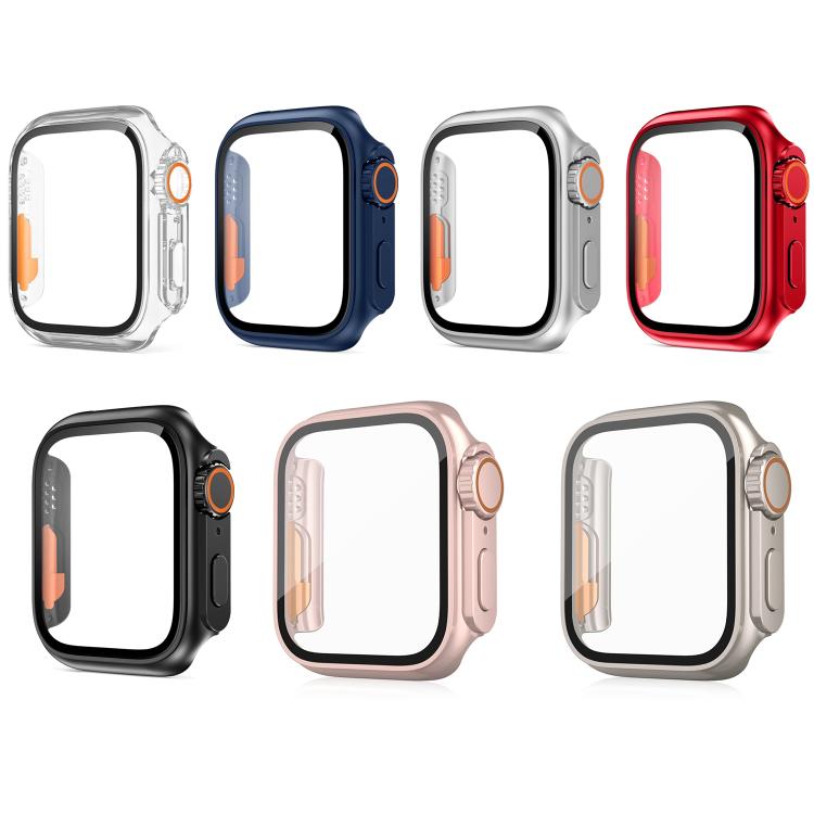 غطاء ساعة xDfind مدمج مع فيلم زجاج مقسّى مقاس Ultra 49مم، لسلسلة Apple Watch 6 / 5 / 4 / SE مقاس 44مم، لسلسلة Apple Watch 6 / 5 / 4 / SE مقاس 40مم، لسلسلة Apple Watch 9 / 8 / 7 مقاس 45مم، لسلسلة Apple Watch 9 / 8 / 7 مقاس 41مم