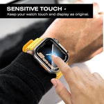xDfind Change to Ultra 49mm Tempered Glass Film Integrated PC Watch Cover, For Apple Watch Series 6 / 5 / 4 / SE 44mm, For Apple Watch Series 6 / 5 / 4 / SE 40mm, For Apple Watch Series 9 / 8 / 7 45mm, For Apple Watch Series 9 / 8 / 7 41mm