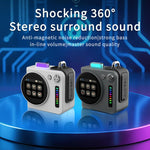 G300 Smart LED Screen Portable Bluetooth 5.4 Wireless Speaker, G300 (Grey), G300 (White)