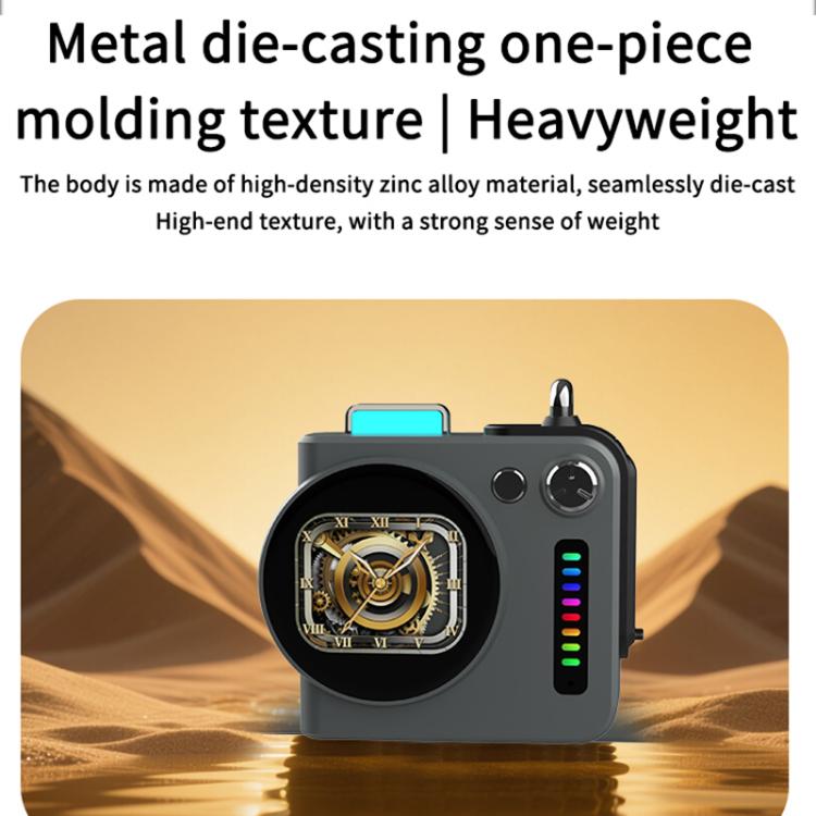 G300 Smart LED Screen Portable Bluetooth 5.4 Wireless Speaker, G300 (Grey), G300 (White)