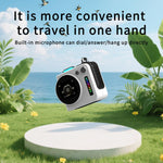 G300 Smart LED Screen Portable Bluetooth 5.4 Wireless Speaker, G300 (Grey), G300 (White)