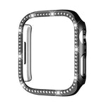 xDfind Single Row Diamond Hollow PC Watch Cover, For Apple Watch Series 11 46mm / 10 46mm, For Apple Watch Series 11 42mm / 10 42mm