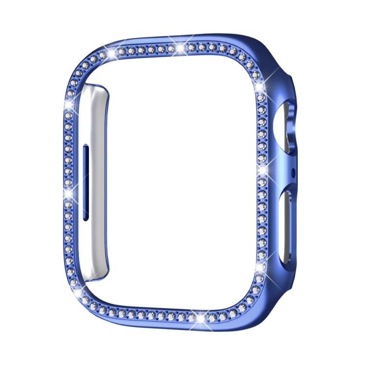 xDfind Single Row Diamond Hollow PC Watch Cover, For Apple Watch Series 11 46mm / 10 46mm, For Apple Watch Series 11 42mm / 10 42mm