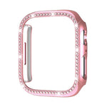 xDfind Single Row Diamond Hollow PC Watch Cover, For Apple Watch Series 11 46mm / 10 46mm, For Apple Watch Series 11 42mm / 10 42mm
