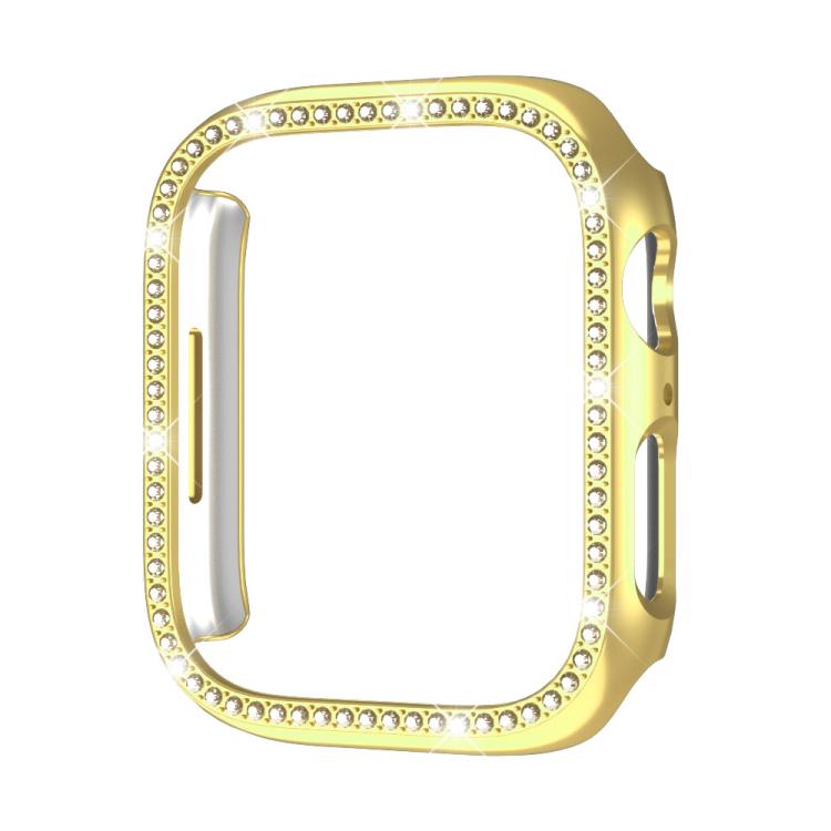 xDfind Single Row Diamond Hollow PC Watch Cover, For Apple Watch Series 11 46mm / 10 46mm, For Apple Watch Series 11 42mm / 10 42mm