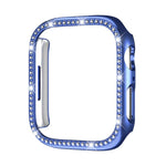 xDfind Single Row Diamond Hollow PC Watch Cover, For Apple Watch Series 11 46mm / 10 46mm, For Apple Watch Series 11 42mm / 10 42mm