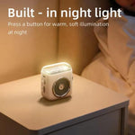 P6 Portable Bluetooth 5.0 Wireless Speaker with Clock & Night Light