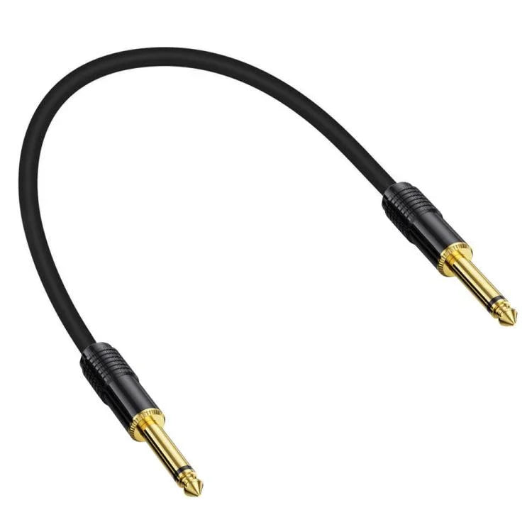 Mono Male to Male 6.35mm Mixer Audio Cable, 0.5m, 1m, 1.5m, 2m, 3m, 5m, 10m, 15m, 20m