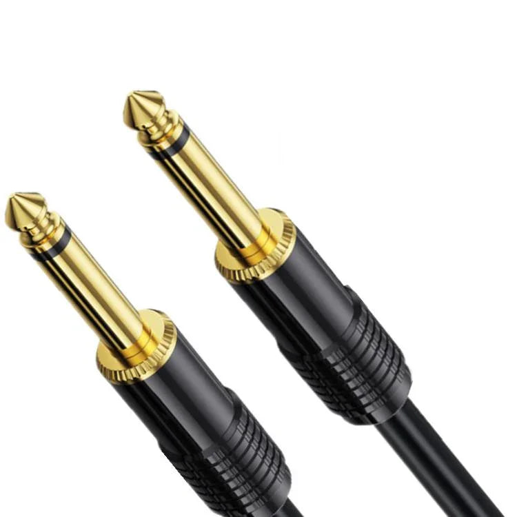 Mono Male to Male 6.35mm Mixer Audio Cable, 0.5m, 1m, 1.5m, 2m, 3m, 5m, 10m, 15m, 20m
