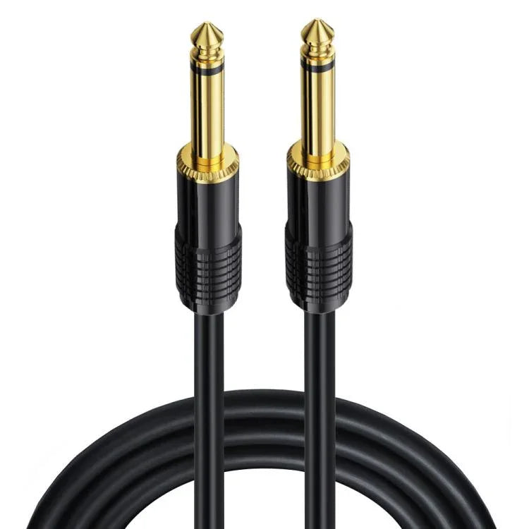 Mono Male to Male 6.35mm Mixer Audio Cable, 0.5m, 1m, 1.5m, 2m, 3m, 5m, 10m, 15m, 20m