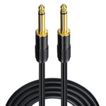 Mono Male to Male 6.35mm Mixer Audio Cable, 0.5m, 1m, 1.5m, 2m, 3m, 5m, 10m, 15m, 20m