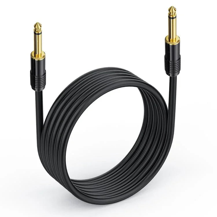 Mono Male to Male 6.35mm Mixer Audio Cable, 0.5m, 1m, 1.5m, 2m, 3m, 5m, 10m, 15m, 20m
