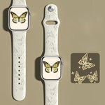 xDfind 3D Laser Engraving Silicone Watch Band, For Apple Watch 42 / 44 / 45 / 46 / 49mm, For Apple Watch 38 / 40 / 41 / S11 42mm