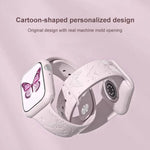 xDfind 3D Laser Engraving Silicone Watch Band, For Apple Watch 42 / 44 / 45 / 46 / 49mm, For Apple Watch 38 / 40 / 41 / S11 42mm