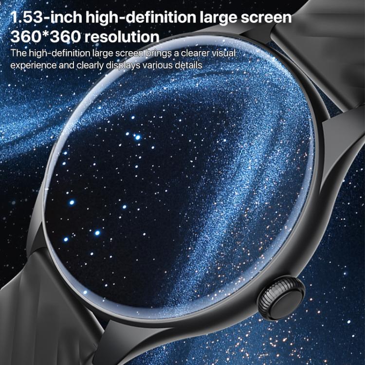 Yesido IO43 Fitness Tracker Smart BT Watch, 1.53 inch Screen, Support BT Call / Heart Rate, IO43