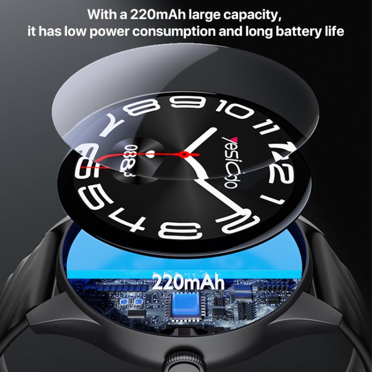 Yesido IO43 Fitness Tracker Smart BT Watch, 1.53 inch Screen, Support BT Call / Heart Rate, IO43