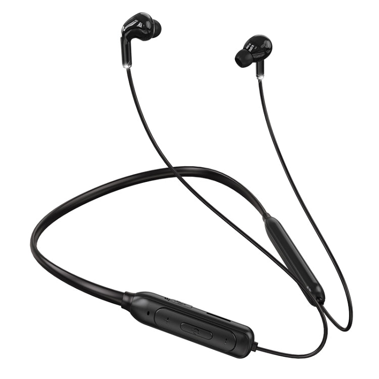 سماعة أذن بلوتوث M60 8D بصوت محيطي 5.1 لاسلكية معلقة على الرقبة تدعم بطاقة TF ووضع MP3