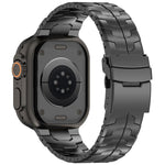 Detachable Safety Clasp Titanium Alloy Watch Band, For Apple Watch 46mm / 49mm / 45mm / 44mm, For Apple Watch 42mm / 41mm / 40mm / 38mm