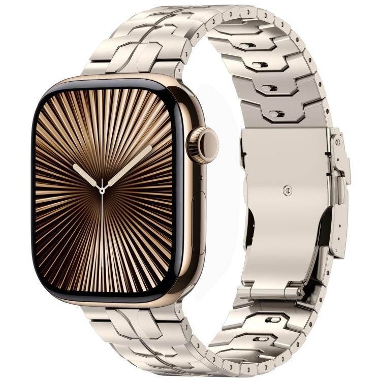 Detachable Safety Clasp Titanium Alloy Watch Band, For Apple Watch 46mm / 49mm / 45mm / 44mm, For Apple Watch 42mm / 41mm / 40mm / 38mm