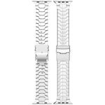 Detachable Safety Clasp Titanium Alloy Watch Band, For Apple Watch 46mm / 49mm / 45mm / 44mm, For Apple Watch 42mm / 41mm / 40mm / 38mm