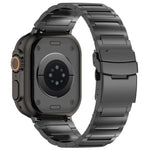 I-shaped Quick-release Safety Clasp Titanium Alloy Watch Band, For Apple Watch 46mm / 49mm / 45mm / 44mm, For Apple Watch 42mm / 41mm / 40mm / 38mm