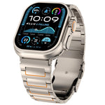 I-shaped Safety Clasp Titanium Alloy Watch Band, For Apple Watch 46mm / 49mm / 45mm / 44mm, For Apple Watch 42mm / 41mm / 40mm / 38mm