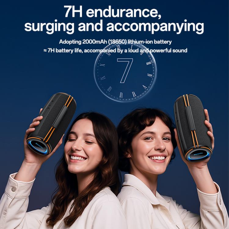 Yesido YSW38 30W Dual-Channel Stereo Outdoor Bluetooth Speaker, YSW38