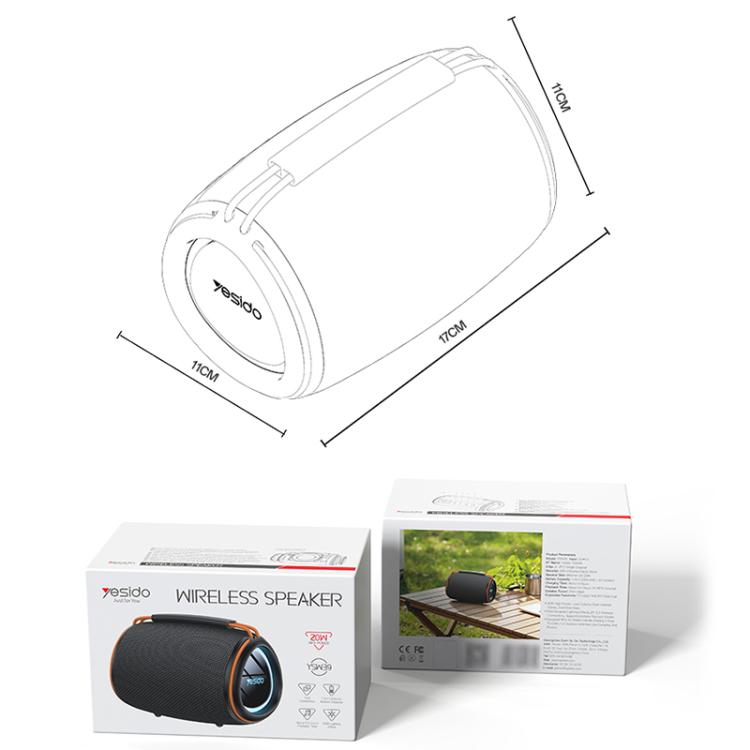 Yesido YSW39 20W Outdoor Portable Bluetooth Speaker, YSW39