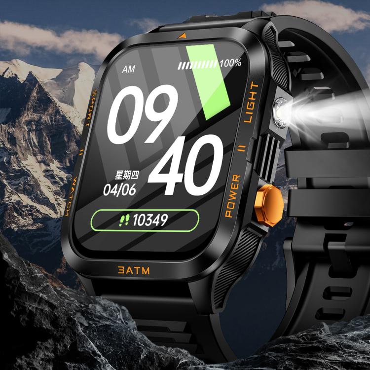 KT89 1.96 inch Square Screen Bluetooth Sports Smart Watch