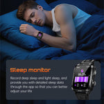 KT89 1.96 inch Square Screen Bluetooth Sports Smart Watch