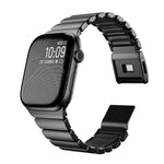 Magnetic Norman Buckle Integrated One-bead Stainless Steel Watch Band, For Apple Watch 46mm / 49mm / 45mm / 44mm