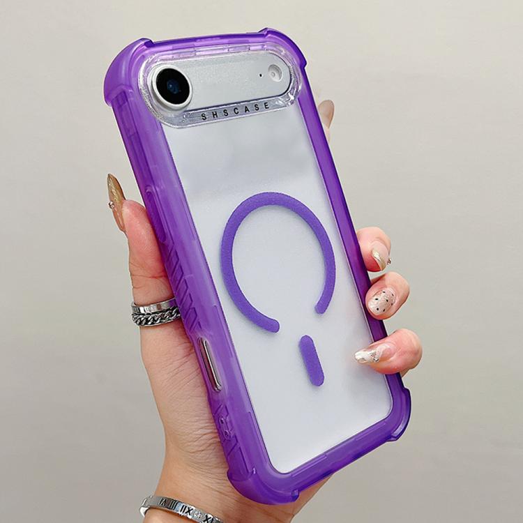 Transparent Matte TPU Hybrid PC 3-in-1 MagSafe Phone Case, For iPhone 17 Pro Max, For iPhone 17 Pro, For iPhone 17, For iPhone Air, For iPhone 16 Pro Max, For iPhone 16 Pro, For iPhone 16 Plus, For iPhone 16