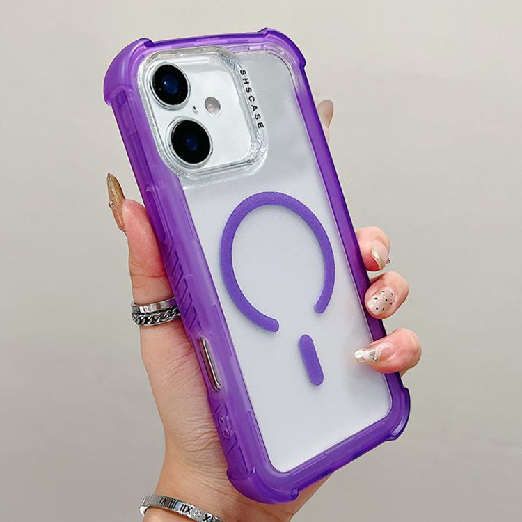 Transparent Matte TPU Hybrid PC 3-in-1 MagSafe Phone Case, For iPhone 17 Pro Max, For iPhone 17 Pro, For iPhone 17, For iPhone Air, For iPhone 16 Pro Max, For iPhone 16 Pro, For iPhone 16 Plus, For iPhone 16