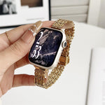 Slim Magnetic Snap Clasp Steel Mesh Metal Watch Band, For Apple Watch 46mm / 49mm / 45mm / 44mm, For Apple Watch 42mm / 41mm / 40mm / 38mm